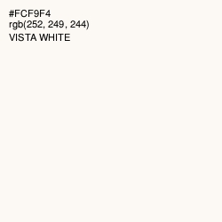 #FCF9F4 - Vista White Color Image